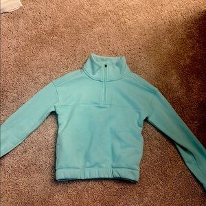 Light Blue Quarter-Zip Pullover